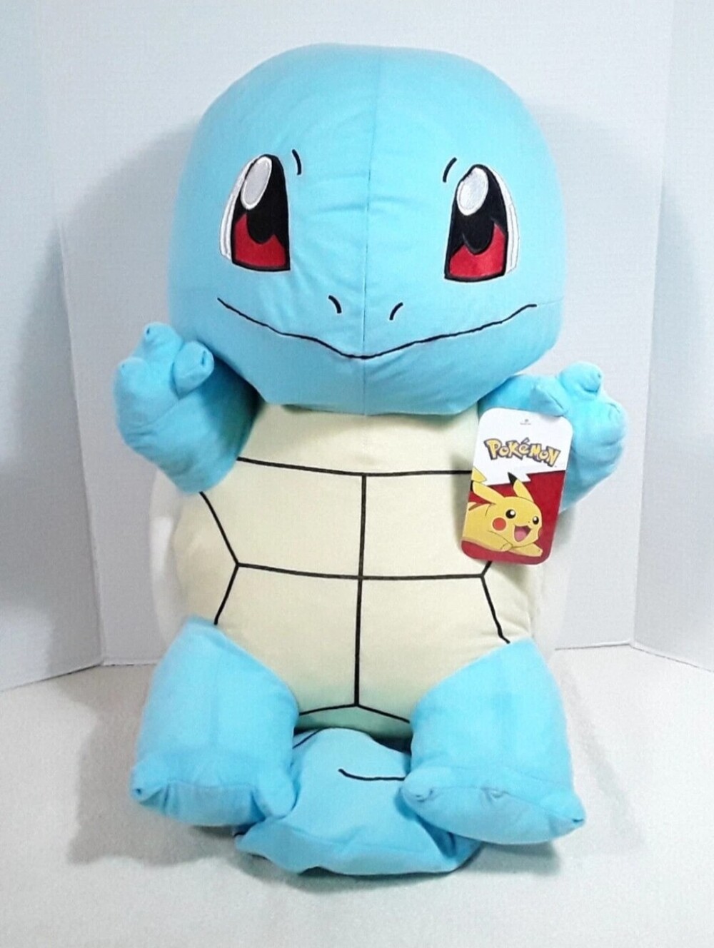NewPokémon SQUIRTLE Toy Factory Plush 23" Stuffed Animal Large Blue Turtle